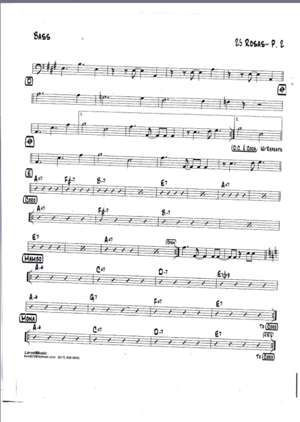 La imagen puede contener una previsualizacion de una partitura